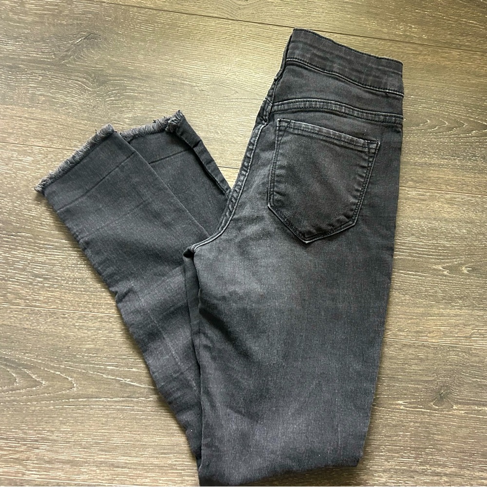 Rockstar Jegging denim by Old Navy - washed Black stretchy knit, Sz Regular 2